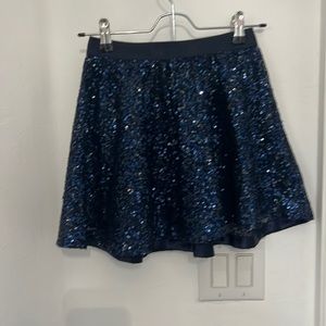 Got kids fancy skirts size 8 color navy blue glittery